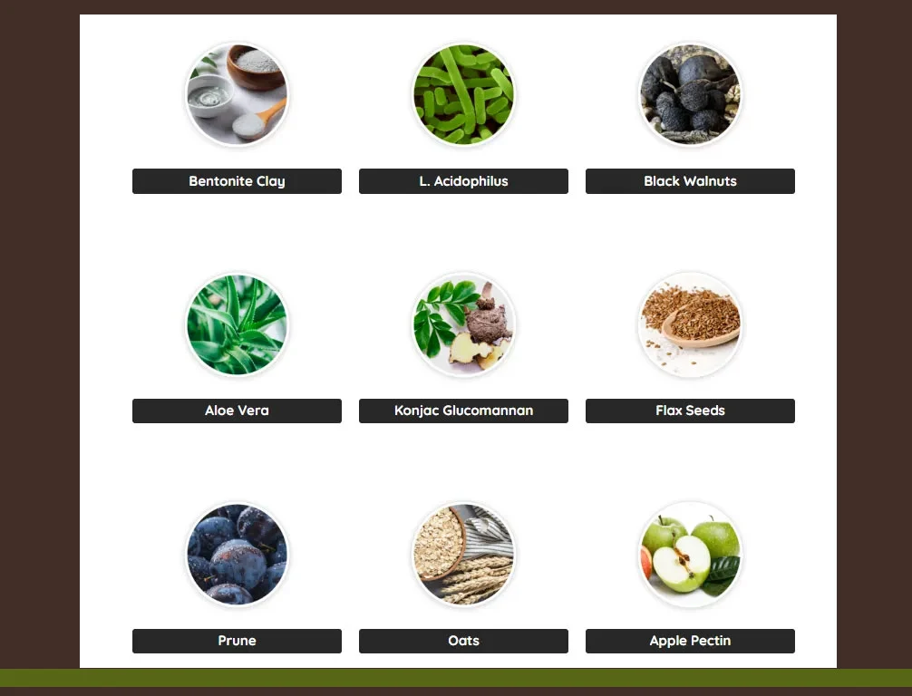 GutOptim Ingredients